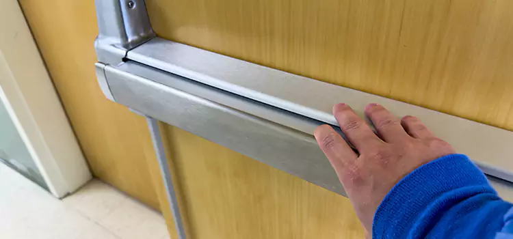 Installing a Push Bar on a Door Phoenix